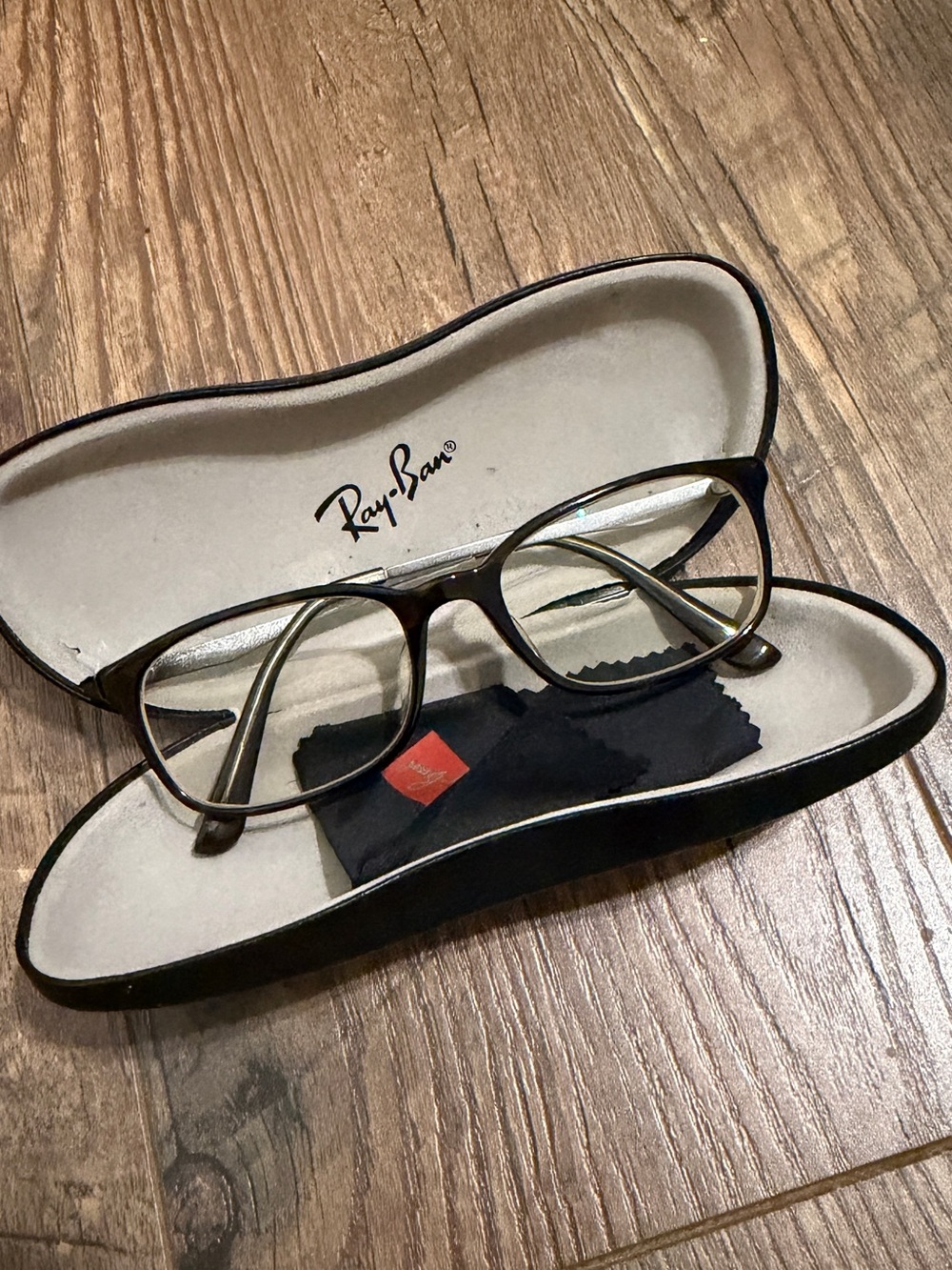 Ray-Ban Classic Rectangular Eyeglasses in Tortoiseshell